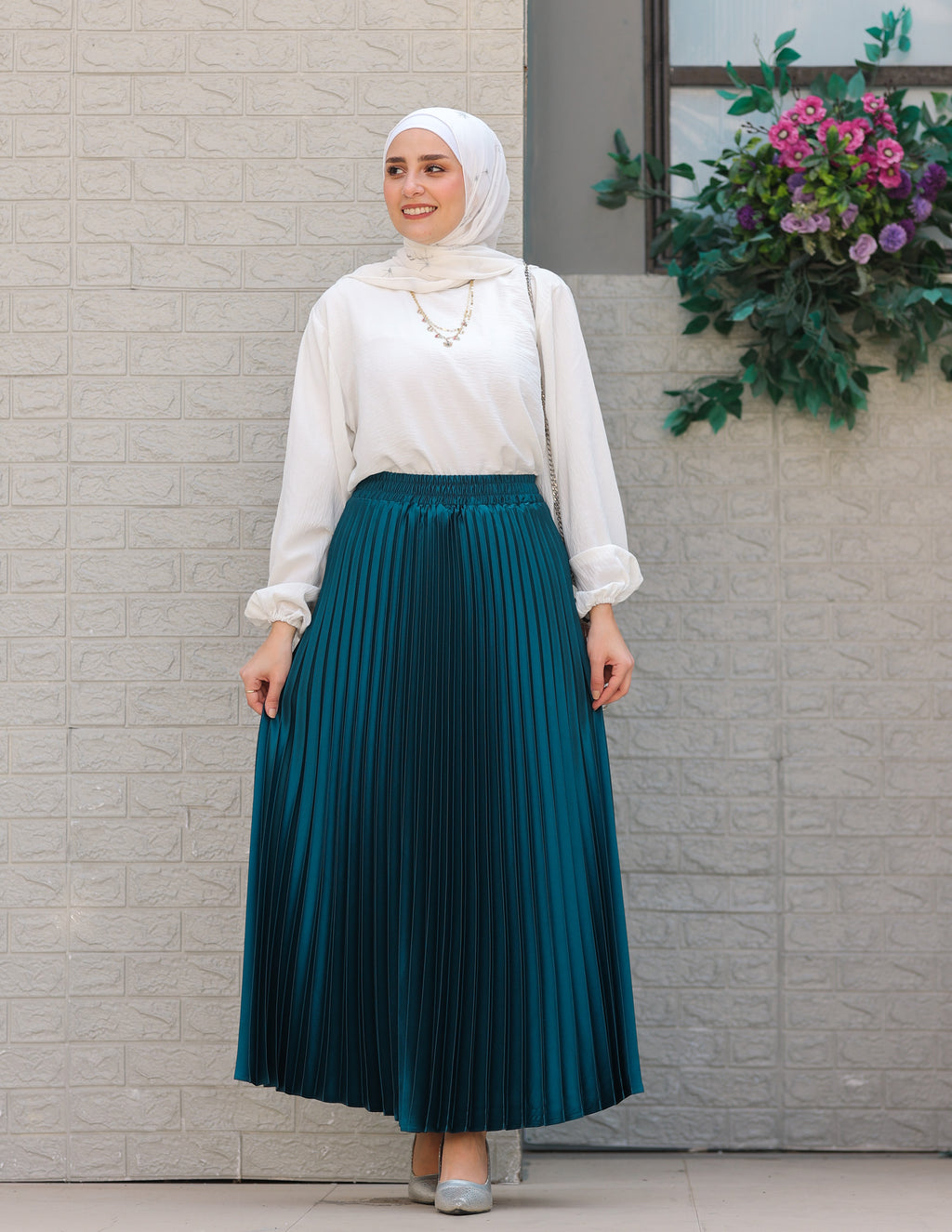 KANZ SKIRT | Crystal Teal