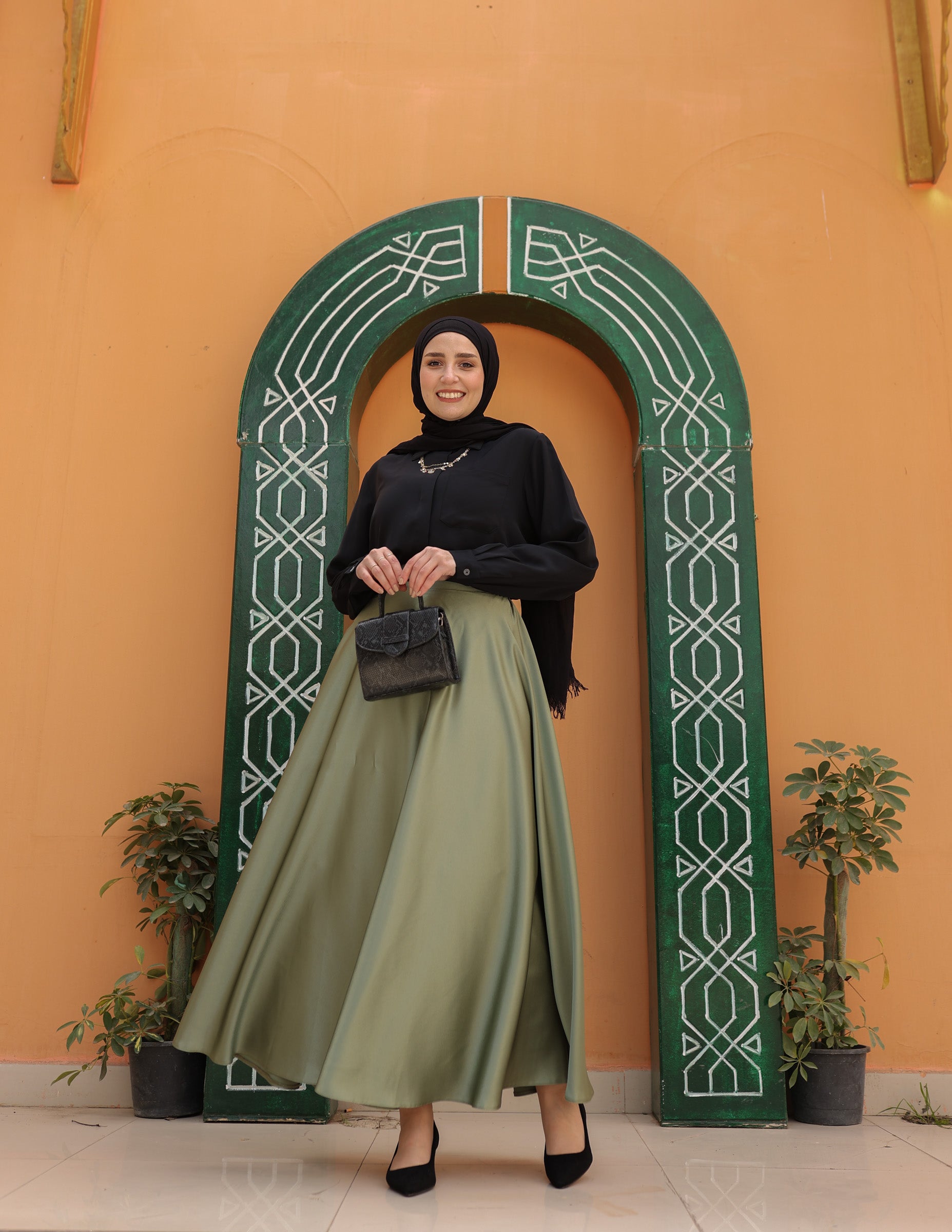 LULU SKIRT | Olive Green