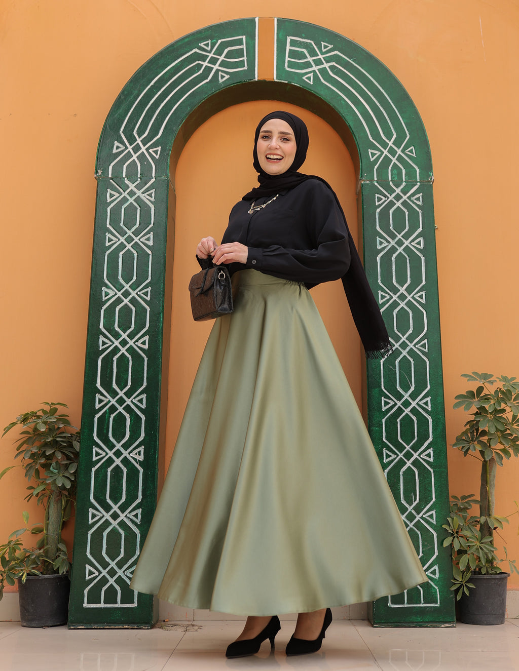 LULU SKIRT | Olive Green