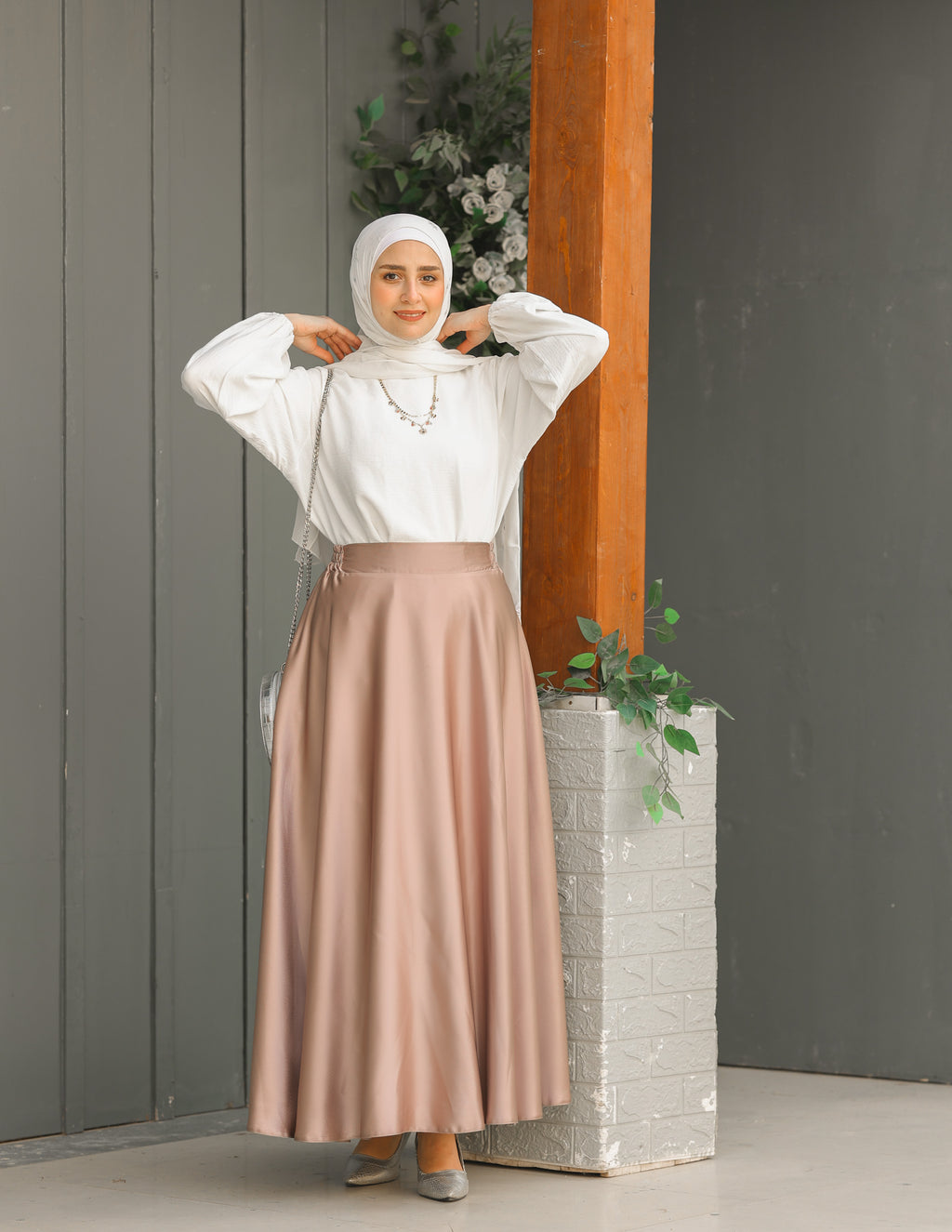 LULU SKIRT | Rose Gold