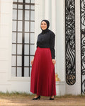 KANZ SKIRT | Dark Red