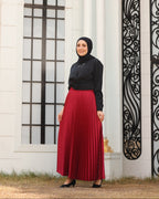 KANZ SKIRT | Dark Red