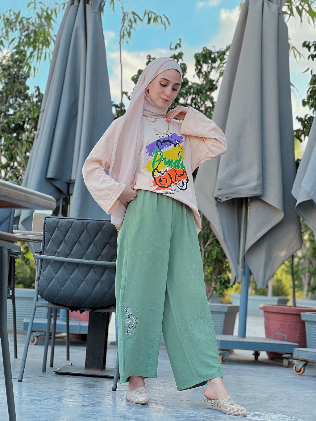 SIMA PANTS | Mint Green