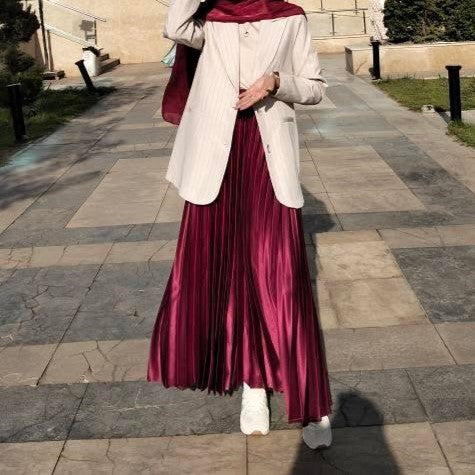 KANZ SKIRT | Dark Red