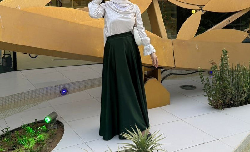 LULU SKIRT | Royal Green