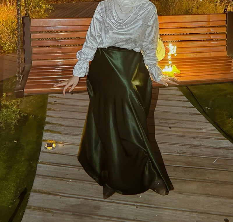 LULU SKIRT | Royal Green